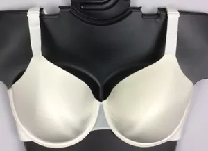 NWT Underwire T-Shirt Bra Catherines Intimates Plus WHITE Smooth Lightly Lined - Picture 1 of 12