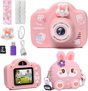 Kids Camera, Christmas Birthday Gifts for Children Age 3-8, HD Digital Video Cam - Picture 1 of 7