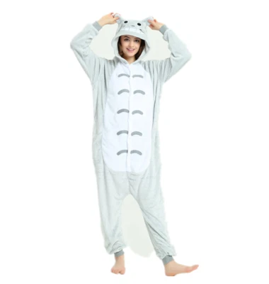 One-Piece Chinchilla Adult's Animal Pajamas Halloween Party Cosplay Sleepwear  - Image 1 of 4
