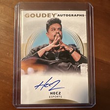2022 Upper Deck Goodwin Champions Goudey Autographs HECZ OpTic Gaming