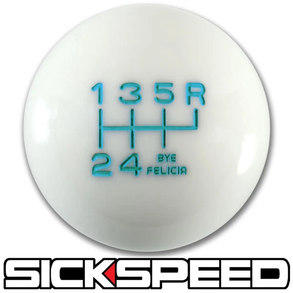 BLANCO/VERDE AZULADO BYE FELICIA PERILLA DE CAMBIO PARA PALANCA DE CAMBIOS DE TIRO CORTO DE 6 VELOCIDADES 10X1,5 S13 Foto 1 de 1