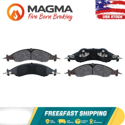 Front MAGMA Brake Pads for 2007 2008 2009 Ford Expedition Lincoln Navigator - Image 1 of 4