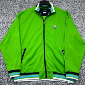 Enyce Clothing Co. Track Jacket Men XL Green Full Zip Long Sleeve Adult - Picture 1 of 6