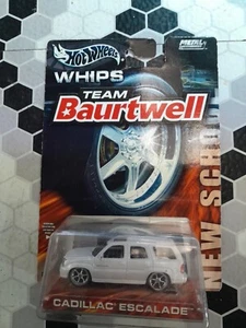 Hot Wheels Whips Team Baurtwell White Cadillac Escalade - Sealed - Picture 1 of 2