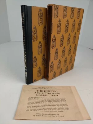 The Heretic: A Play-Morris L. West-TRUE First Edition/1st Printing w/ Slipcase!! - Image 1 of 4