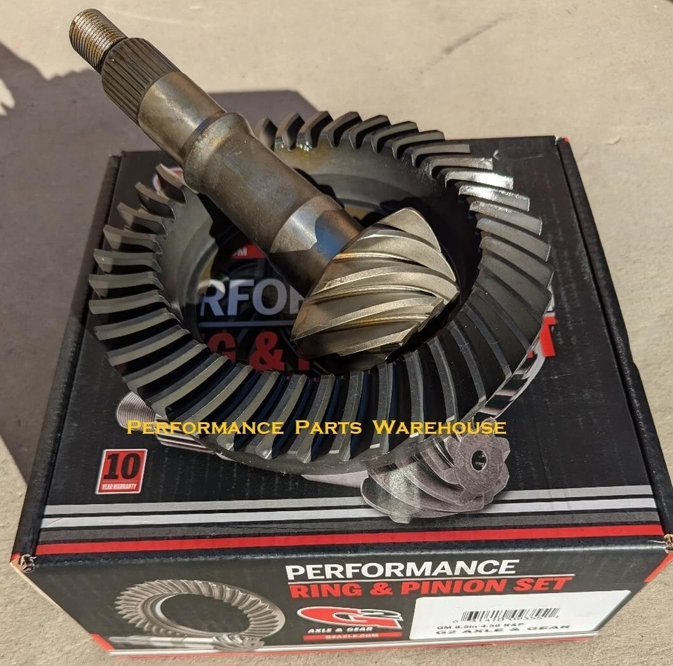 CHEVY GM 8.5" 8.6" REAR END DIFFERENTIAL 4.56 RING & PINION GEARS SET - Image 1 of 1