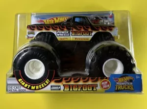 Hot Wheels Monster Trucks Oversized - Power Wheels Bigfoot 1:24 Diecast SEALED - Picture 1 of 6
