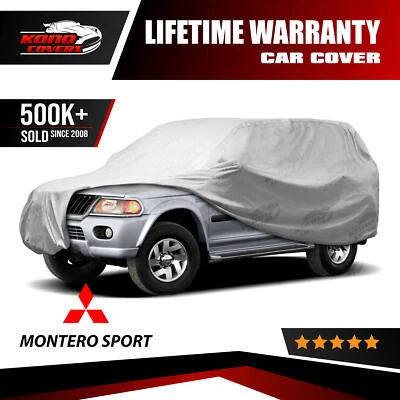 Cubierta de coche Mitsubishi Montero Sport 4 capas exterior a prueba de agua lluvia sol polvo Foto 1 de 4