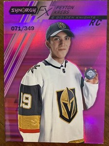 20-21 UD Synergy Hockey Purple Rookie FX FXR-PK Peyton Krebs /349