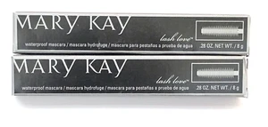 MARY KAY LASH LOVE WATERPROOF MASCARA BLACK~044465~LOT OF 2~FULL SIZE~NIB! - Picture 1 of 4