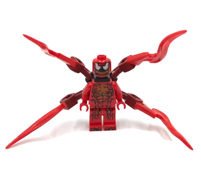 LEGO Carnage minifigure 76173 Marvel mini figure Spider-man - Image 1 of 4