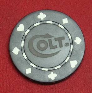 Colt Firearms Black Poker Chip - Bild 1 von 2
