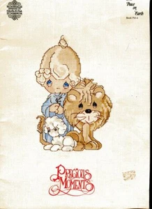 PRECIOUS MOMENTS & IN MINIATURE Designs Gloria & Pat Lot of 2 Cross stitch 1989 - Imagen 1 de 4