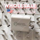 PD 20W & QC 3.0 USB Fast Quick Charge Charger for iPhone 13 12 11 Pro 8 iPad Lot