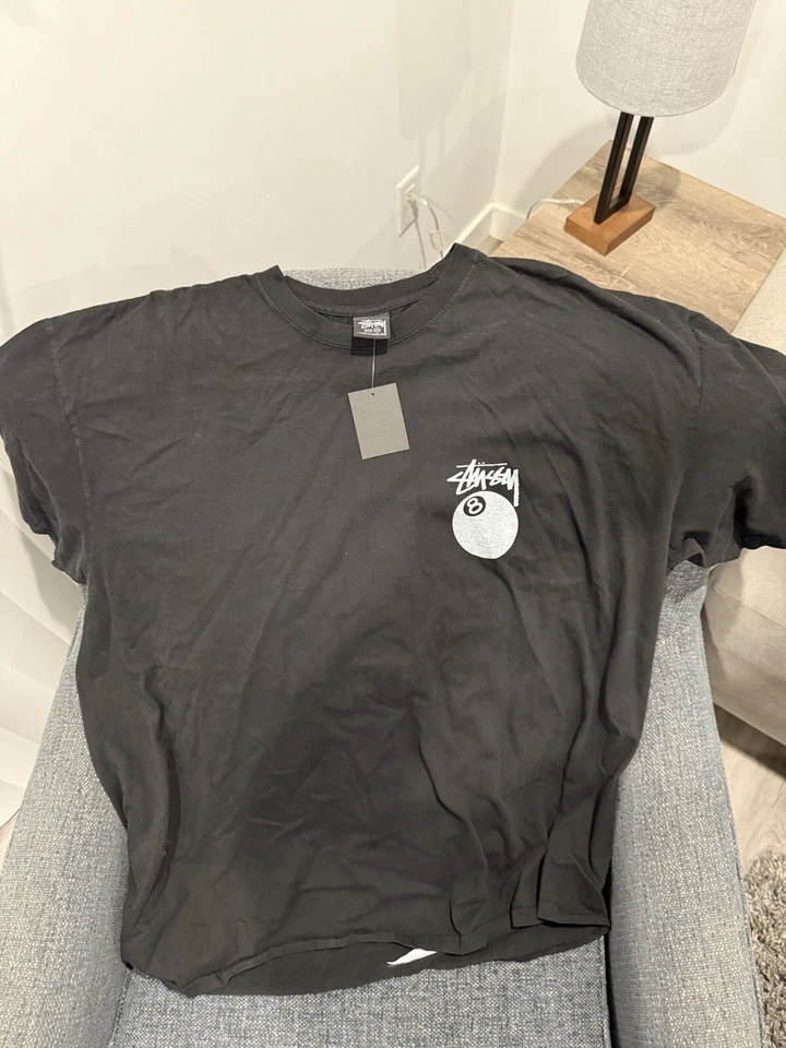 Stussy 8 Ball Tee In Black Size Large