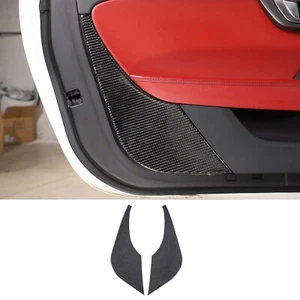 Carbon Fiber Interior Door Panel Cover Trim Sticker For Jaguar F-TYPE 2013-2022 - Picture 1 of 11