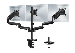 MOUNT PRO Triple Monitor Mount, 3 Monitor Desk Mount for There Screens up to ... - Picture 1 of 8