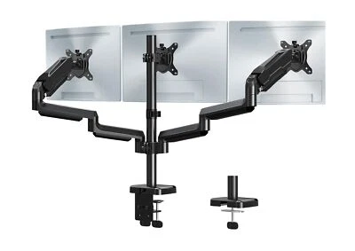 MOUNT PRO Triple Monitor Mount, 3 Monitor Desk Mount for There Screens up to ... - Image 1 of 4
