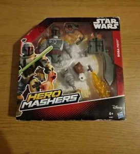 Figura Star Wars Hero Mashers Boba Fett Deluxe Nueva  - Imagen 1 de 2