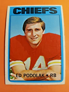 1972 Topps Football #82 Ed Podolak ROOKIE Chiefs - Picture 1 of 2