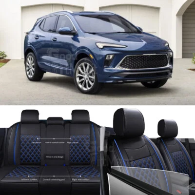 For Buick Encore GX 2020-2024 Car 5 Seat Covers Full Set PU Leather Front & Rear - Изображение 1 из 4