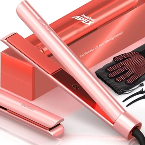 2-In-1 Flat Iron Hair Straightener & Curler 460°F Fast Heat Gift Set for Women - Picture 1 of 12
