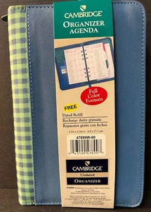 NEW Vintage MeadWestvaco Cambridge Undated Personal Day Planner Organizer Agenda - Picture 1 of 13