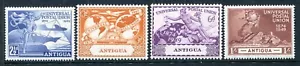 Antigua 100-103 bisagras UPU-75 1949 símbolos de comunicaciones de mercurio; avión, - Imagen 1 de 1