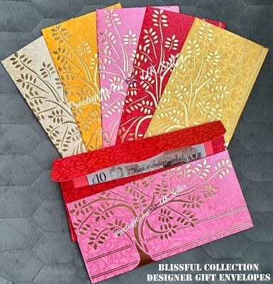 Assorted Designer Envelope Wedding salami Eid shagun Wallet Money Gift Envelopes - Image 1 of 4