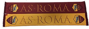 SCIARPA RASO UFFICIALE AS ROMA 1927 STADIO ULTRAS lupa poliestere BICOLORE - Foto 1 di 1