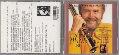 PAUL WINTER & FRIENDS - LIVING MUSIC COLLECTION 86 CD 1986 DADC EARLY PRESS  - Image 1 of 2