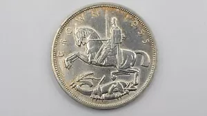 UNC 1935 UK/GB Crown Silver Coin - George V Silver Jubilee - KM#842 - Picture 1 of 5