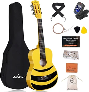 30 Inch Acoustic Classical Guitar Bundle Kit for Kids with Gig Bag and Tuner - Picture 1 of 9