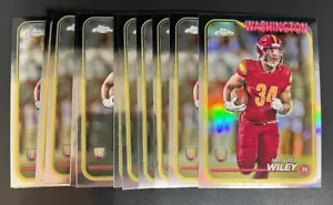 2024 Topps Chrome MICHAEL WILEY (11x) Rookie Lot w/ Refractor - Commandeers RC - Picture 1 of 2