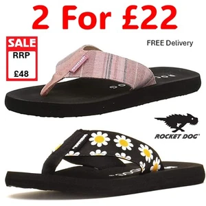Womens Girls Rocket Dog Adios Flip Flop Bundle x2 Pairs for £22 SALE UK3 - Bild 1 von 8