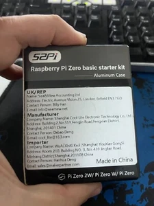 Raspberry Pi Zero W Starter Kit Case Power Supply MicroSD HDMI USB - Picture 1 of 2