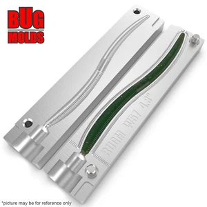 Bait DIY Fishing Mold Soft Plastic Baits Lure Plastisol Bass FlickShake - Bild 1 von 3