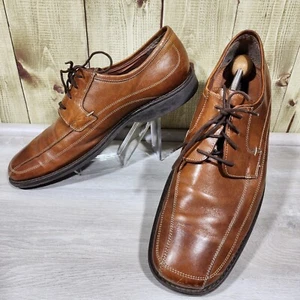 Structure Made In Italy Men's Brown Leather Lace Up Derby Shoes Size US 13D - Picture 1 of 13
