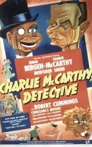Charlie Mccarthy poster DETECTIVE Edgar Bergen Mortimer Snerd 1939 OLD PHOTO - Picture 1 of 1