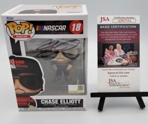 CHASE ELLIOTT SIGNED FUNKO POP NASCAR TEAM HENDRICKS HOOTERS PROOF JSA  - Picture 1 of 8