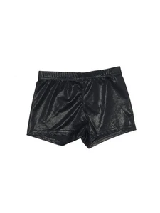 Unbranded Girls Black Athletic Shorts 120 cm - Picture 1 of 2