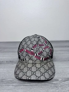 Gucci Auth XL 60 Monogram King Snake GG Supreme Baseball Cap Mütze Runway - Bild 1 von 7