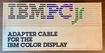 IBM PCJr Adapter Cable for the IBM Color Display - New - Open Box - Image 1 of 4
