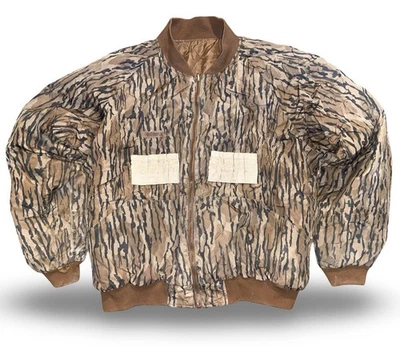Chaqueta de Caza Columbia De Colección Para Hombres M/L Calce Corto Camuflada Aislada Puffer Bomber Foto 1 de 4