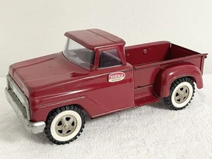 Vintage dunkelroter Tonka Toys Stepside Pickup Truck guter Originalzustand - Bild 1 von 6