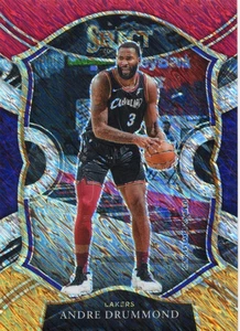 2021 Select Andre Drummond Concourse Shimmer Prizm No. 5 Lakers 76ers - Picture 1 of 2