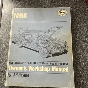 Haynes MGB MGB/GT 1962-1974 owners Workshop Manual Published 1973 Haynes #111 - Picture 1 of 3