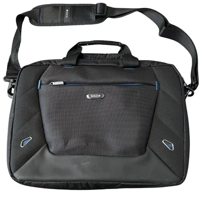 Solo New York Laptop Bag Shoulder Briefcase 15.6" Padded Computer Work Travel - Image 1 of 4