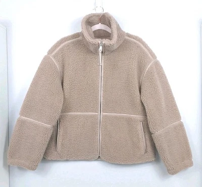 Casaco feminino ABERCROMBIE & FITCH tamanho M acabamento falso xerling tamanho grande - Imagem 1 de 4