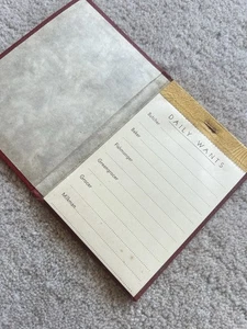 Antique Vintage Notebook Daily Wants Shopping List New Old Stock Unused Larder - Picture 1 of 8